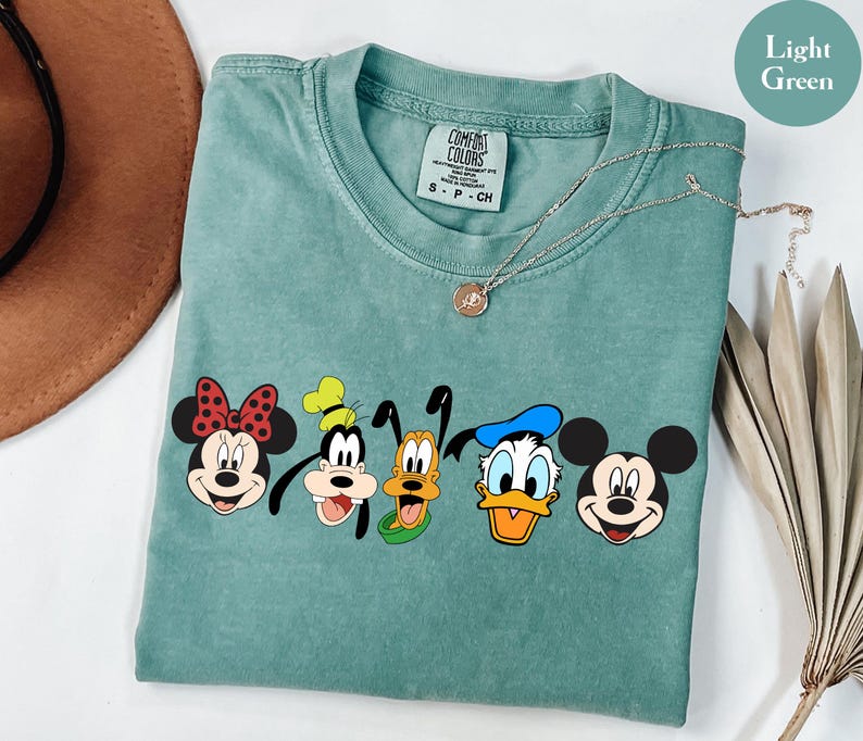 Comfort Colors® Mickey and Friends Shirt, Mickey Mouse Shirt, Disney World Shirt, Mickey and Minnie, Disney Shirts, Mickey Mouse T-Shirt image 1