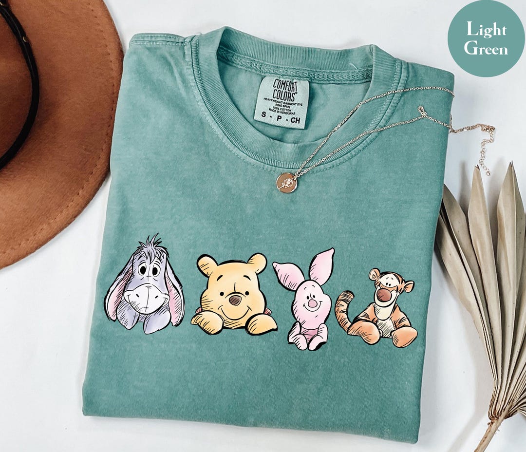 Comfort Colors® Retro Winnie The Pooh Shirt, Pooh And Friends Tshirt, Disney Pooh Shirt, Pooh T-Shirt, Pooh Bear And Co Tee, Winnie The Pooh
