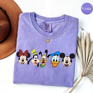 Comfort Colors® Mickey and Friends Shirt, Mickey Mouse Shirt, Disney World Shirt, Mickey and Minnie, Disney Shirts, Mickey Mouse T-Shirt image 4