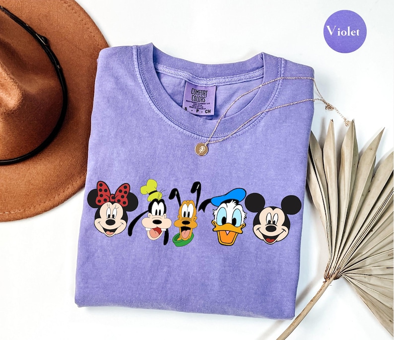 Comfort Colors® Mickey and Friends Shirt, Mickey Mouse Shirt, Disney World Shirt, Mickey and Minnie, Disney Shirts, Mickey Mouse T-Shirt image 4