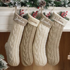 Personalized Christmas Stocking,Custom Embroidered Christmas Stocking,2025 Family Xmas Stocking,Holiday Stockings,Monogram Stocking Ornament