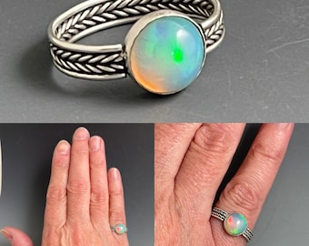 Delicate Opal Ring