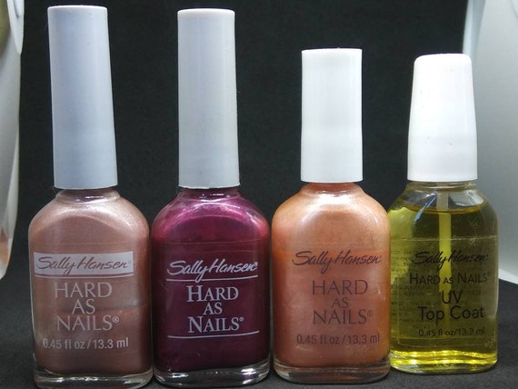 Vintage Nail Polish Used Sally Hansen Hard as Nails 4400-85 - Etsy Ireland Vintage Nail Polish Used Sally Hansen Hard as Nails 4400-85 - Etsy Ireland
