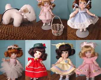 1984 Dakin Vogue Ginny porcelain dolls kindergarten & 1950s series