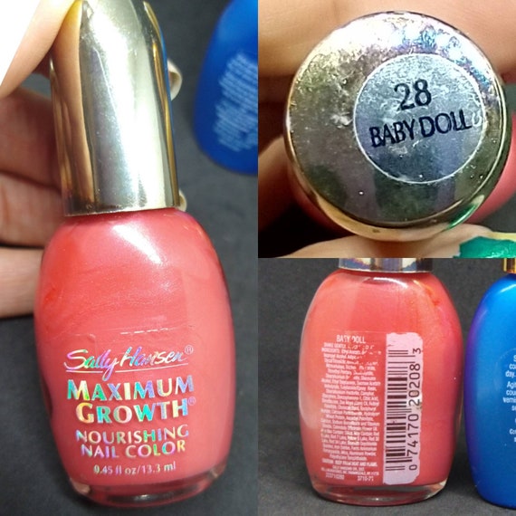Vintage Nail Polish Used Sally Hansen Nailgrowth Miracle Cure - Etsy Vintage Nail Polish Used Sally Hansen Nailgrowth Miracle Cure - Etsy