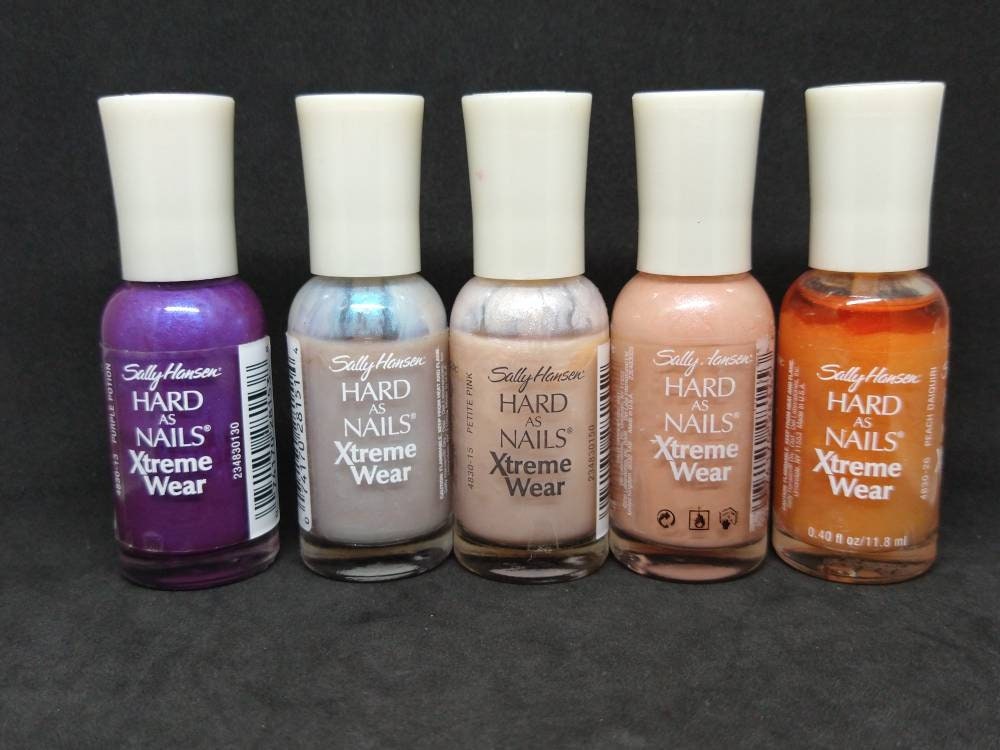 Nail Polish Used Sally Hansen Hard as Nails Xtreme Wear 13 - Etsy Nail Polish Used Sally Hansen Hard as Nails Xtreme Wear 13 - Etsy
