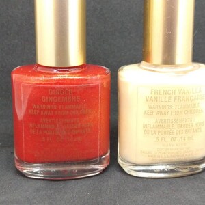 Vintage Nail Polish used Mary Kay Salon Direct Ginger red French Vanilla image 3