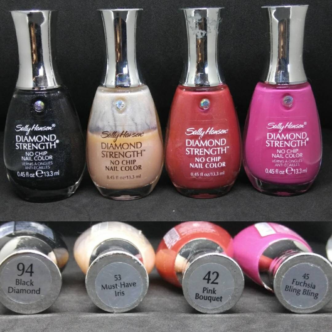 Vintage Nail Polish Used Sally Hansen Diamond Strength 94 - Etsy Vintage Nail Polish Used Sally Hansen Diamond Strength 94 - Etsy
