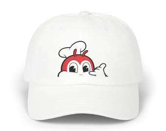 Jollibee Philippines Classic Dad Cap, Jollibee USA, Jollibee Embroidered Cap, Filipino Cap, Pinoy Cap, Pinoy Pride, Philippines Apparel