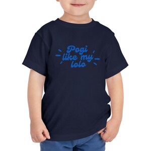 Pogi Like My Lolo Toddler Short Sleeve Tee, Filipino Baby Shirt, Proud Filipino Baby, Pinoy Pride, Philippines Apparel, Gift For Filipino