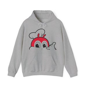 Felpa con cappuccio unisex Jollibee Filippine, felpa filippina Chickenjoy, abbigliamento Pinoy USA, orgoglio di Pinoy, abbigliamento Filippine, cultura filippina immagine 4