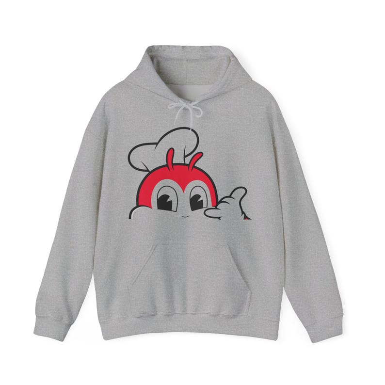 Felpa con cappuccio unisex Jollibee Filippine, felpa filippina Chickenjoy, abbigliamento Pinoy USA, orgoglio di Pinoy, abbigliamento Filippine, cultura filippina immagine 4