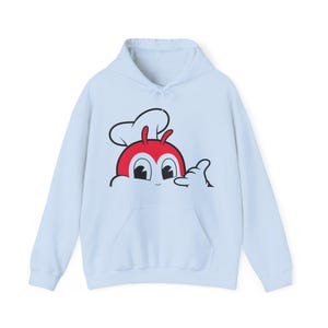 Felpa con cappuccio unisex Jollibee Filippine, felpa filippina Chickenjoy, abbigliamento Pinoy USA, orgoglio di Pinoy, abbigliamento Filippine, cultura filippina immagine 6