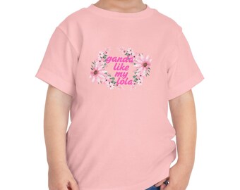 Ganda Like My Lola Unisex Toddler Short Sleeve Tee, Filipino Baby Shirt, Proud Filipino Baby, Pinoy Pride, Philippines Apparel