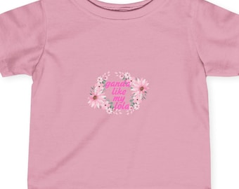 Ganda Like My Lola Unisex Infant Fine Jersey Tee, Filipino Baby Shirt, Proud Filipino Baby, Pinoy Pride, Philippines Apparel