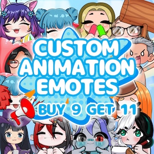 Custom Animated Twitch Emotes: Kawaii GIF Emojis