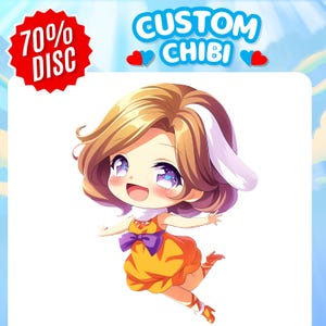 AANGEPASTE CHIBI | Chibi-personage | Chibi stel | Schattige chibi | Chibi-fanart | Commissie Chibi | Chibi-logo | Chibi-emoties | Kawaiiportret