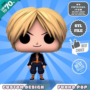 CUSTOM Funko Pop, 3D Modeling Service, Cute, 3D Model Commission, 3D Design Service, 2D to 3D, Custom 3D Modeling,Convert Image to 3D