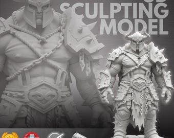 Custom 3D Character Model | DnD Miniature STL File