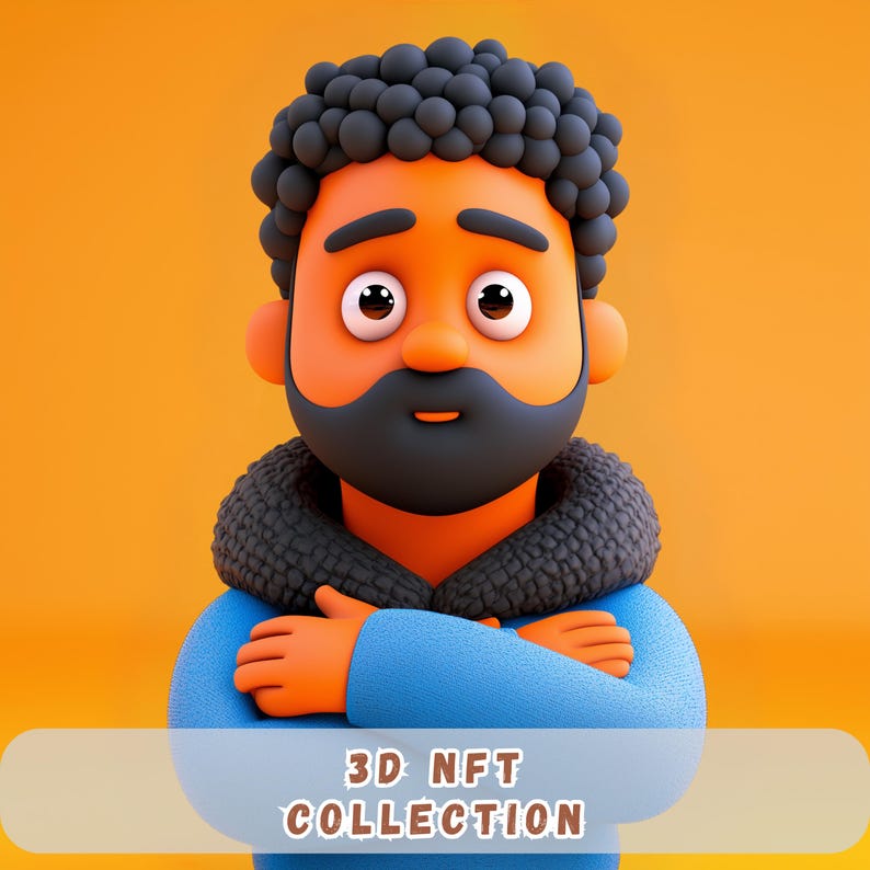 Custom 3D NFT Art Collection, 3D Nft Model,3d Character,3d Modeling, 3D ...