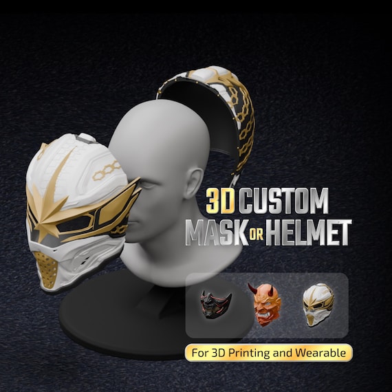 Custom 3D Design Mask and Modeling Service - Any Custom Mask Digital File Development