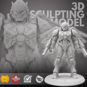 Custom DnD Miniature | Fantasy Character 3D Model Sculpting | STL File for 3D Printing image 7