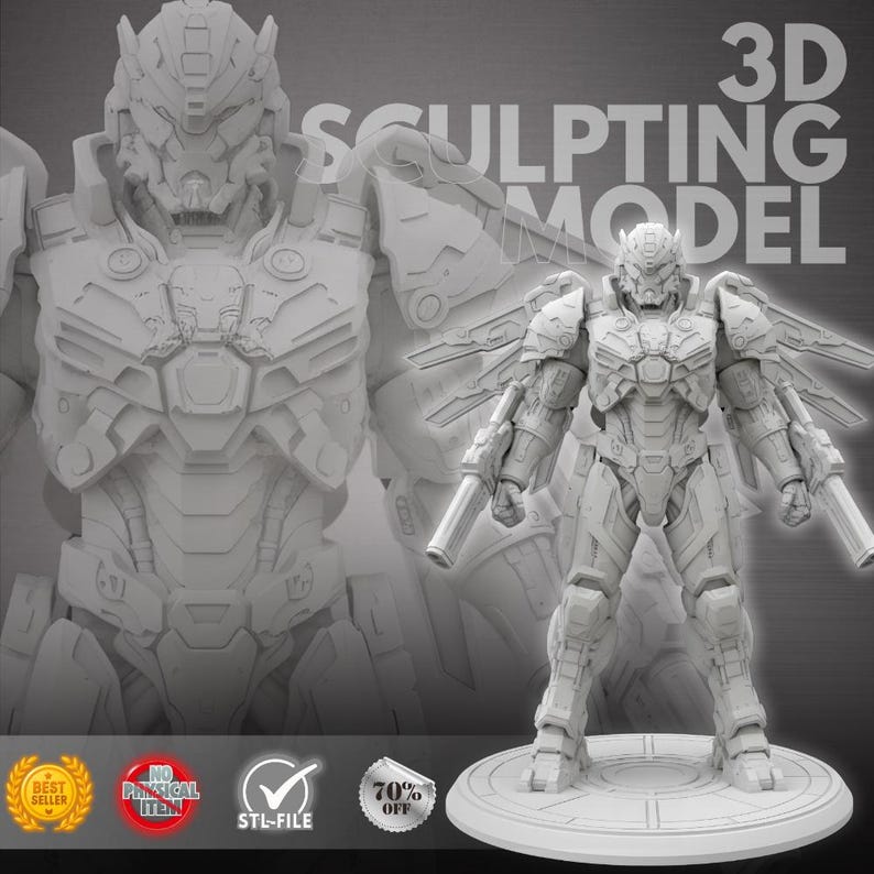 Custom DnD Miniature | Fantasy Character 3D Model Sculpting | STL File for 3D Printing image 7