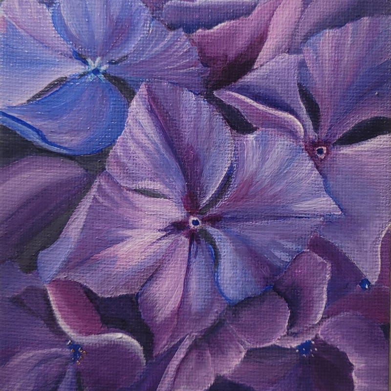 Hydrangea Painting Etsy