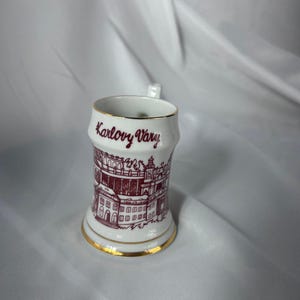 Vintage Porcelain Karlovy Vary Hot Mineral Water Sipping Cup.