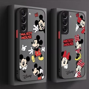 Mickey Minnie Mouse Disney Case for Samsung Galaxy S24 S23 S22 Ultra S20 S21 FE S10 Plus Note 20 10 Lite 9 Funda Phone Cover