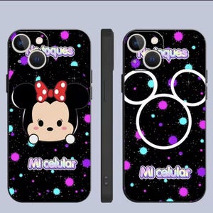Marble Mickey Mouse Case For Apple iPhone 11 13 15 14 Pro Max 12 Mini 7 8 Plus XR X XS Black Soft Shell TPU Phone Cover