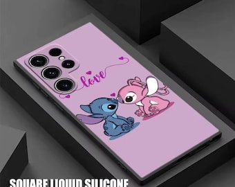 Lilo Stitch Cartoon Anime Phone Case for Samsung Galaxy S26 S25 Ultra S24 S23 Ultra S22 Plus S21 S20 S21 FE S26 Ultra S25 Funda