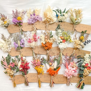 Dried Flowers, Wedding Dried Flowers Bouquet, Mini Bridesmaid Proposal, Will You Be My Maid of Honour, Bridesmaid Bouquet, Proposal Gift