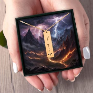 I am Infinite Fourth Wing Inspired Necklace