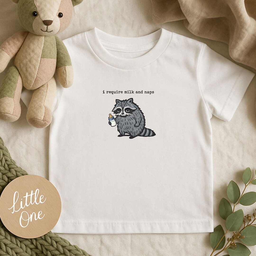 Funny Raccon Kits Funny Raccon Baby Body, Silly Humor Newborn Bodysuit Gift ...