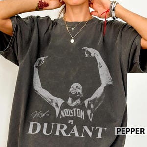 Kevin Durant Vintage Comfort Colors Shirt image 1