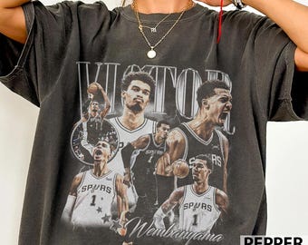 Victor Wembanyama Bootleg 90s Basketball Shirt, Funny Basketball Gift Unisex For Fan
