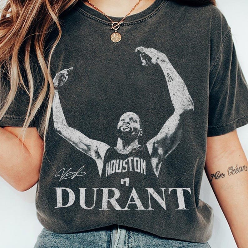 Kevin Durant Vintage Comfort Colors Shirt image 4