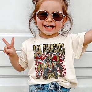 San Francisco Football Skull Vintage Shirt, Gift For Fan Football Game Day Unisex Shirt image 6