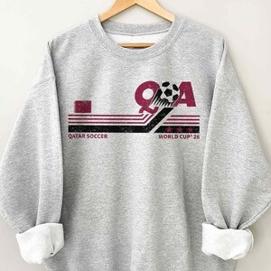 Qatar Soccer World Vintage Comfort Colors Shirt image 4