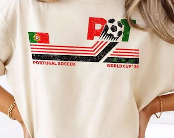 Portugal Soccer World Vintage Comfort Colors Shirt