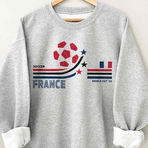 Retro France Soccer World 2026 Comfort Colors Shirt, 2026 Soccer Fan Shirt, Gift For Fan Fathers Day Bild 2