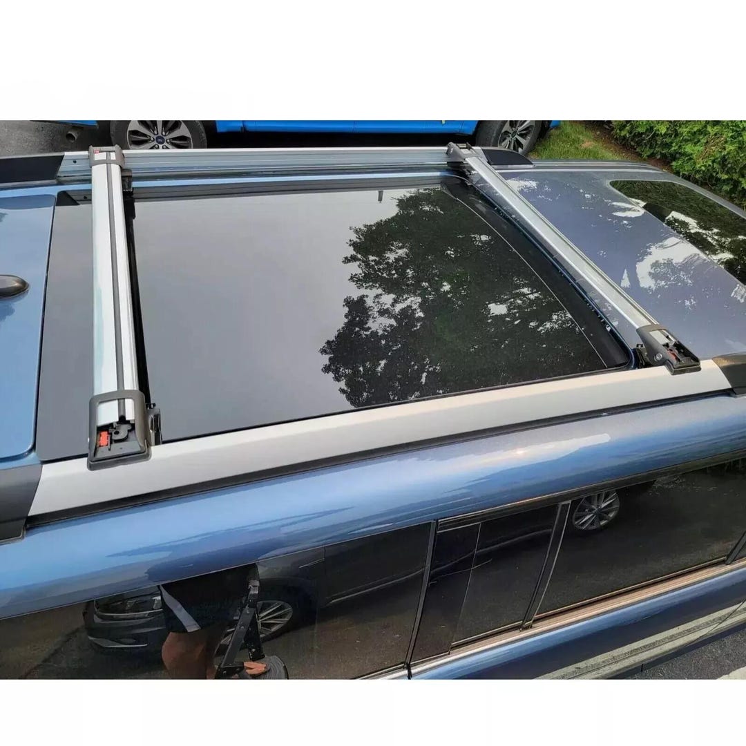 Ford Flex 2009-2019 Aerodynamic Roof Racks Cross Bars Black Color 2pcs ...