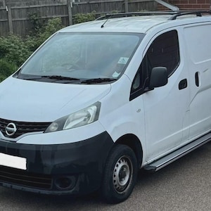 ルーフサイドレール＆クロスバー アルミ製 ブラック 4個入り 日産 NV200 2009-2021年式に適合