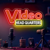 Family Video Lighted Sign - Etsy