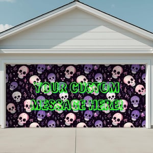Custom Garage Door Banner: Personalized Party Backdrop, 158x70 Inches