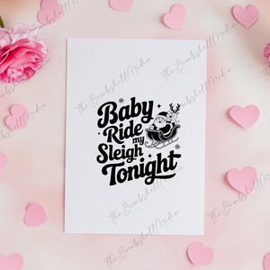 Carte de Noël imprimable amusante, père Noël, téléchargement numérique pour les fêtes, carte humoristique pour amis et famille, idée cadeau Noël