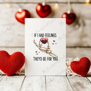 Carte de Saint-Valentin imprimable drôle - voeux de vacances humoristiques pour amis et amoureux - téléchargement numérique personnalisable - idée cadeau instantanée