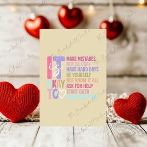carte imprimable pour les amis - amoureux - réconfortant - téléchargement immédiat, voeux de Noël, fichier numérique personnalisable