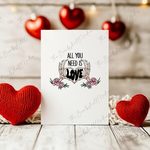 Carte de Saint-Valentin imprimable amusante pour amis - amoureux - téléchargement immédiat, voeux de vacances humoristiques, fichier numérique personnalisable
